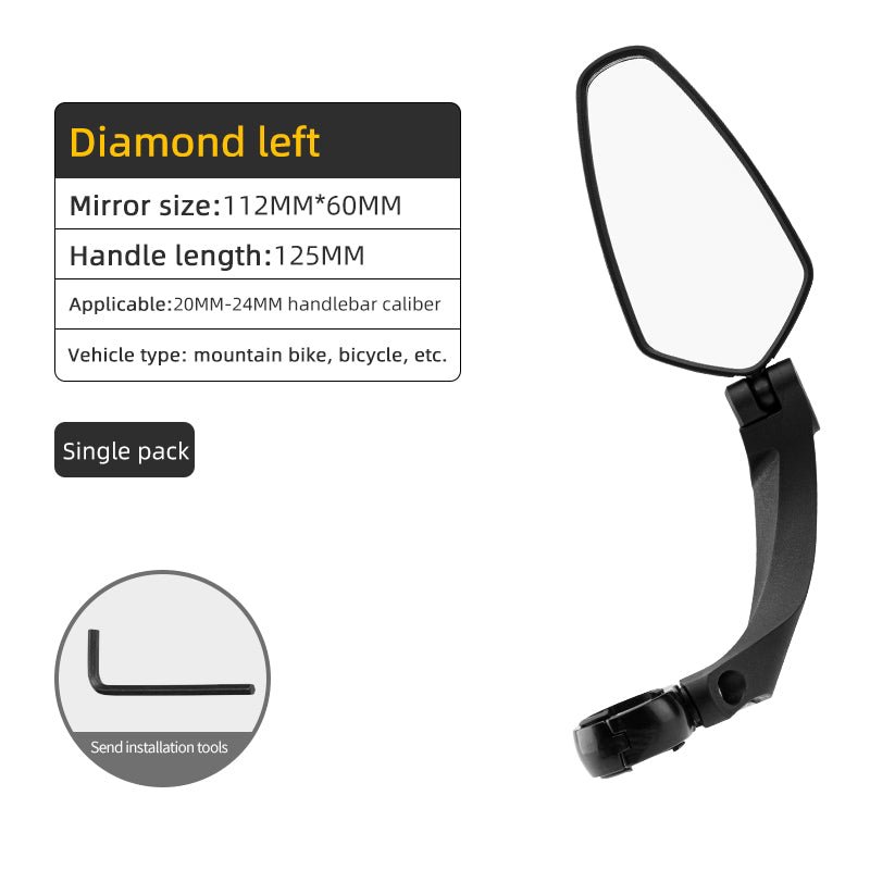 ROCKBROS Rear View Handlebar Bicycle Mirror - The Wright Bikes